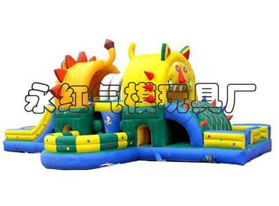 【批發(fā)供應大型充氣滑梯 項城永紅氣模玩具 充氣滑梯】價格,廠家,圖片,淘氣堡,張煥菊(個體經營)-